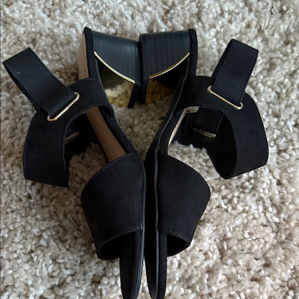 NWT Liz Claiborne Elegant Black Sandals - Picture 5 of 12